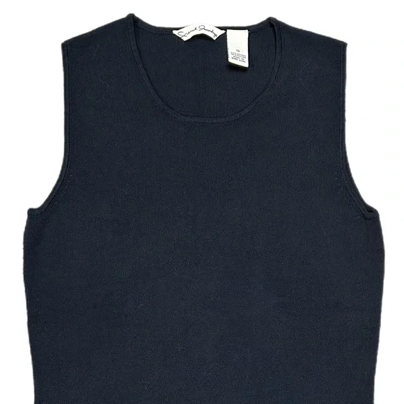 Vintage French Laundry Black Tank Top - Picture 2 of 7